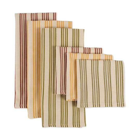 DII® Harvest Heavyweight Dishtowel & Dishcloth Set